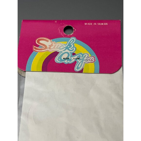 Vintage Stuck on You Dinosaur Holographic Stickers 6" Sheet NEW NOS - Picture 4 of 5